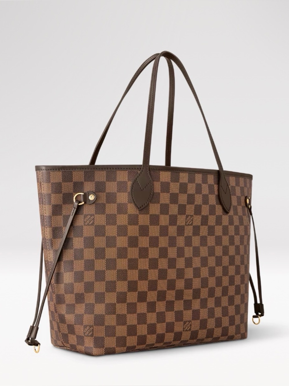 AUTHENTIC pre-owned Louis Vuitton Neverfull MM Damier Ebene